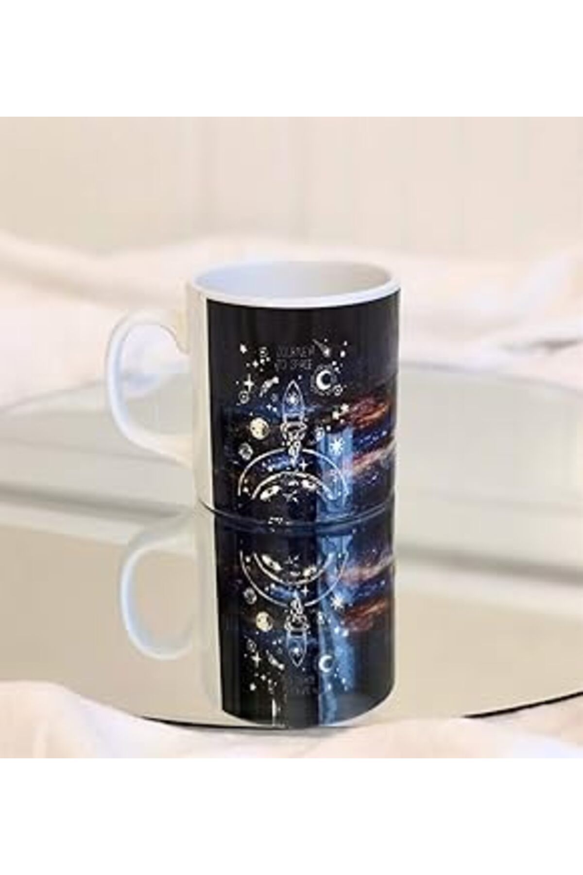ASİTAN Giftmoda Space Roket Tasarımlı Kupa