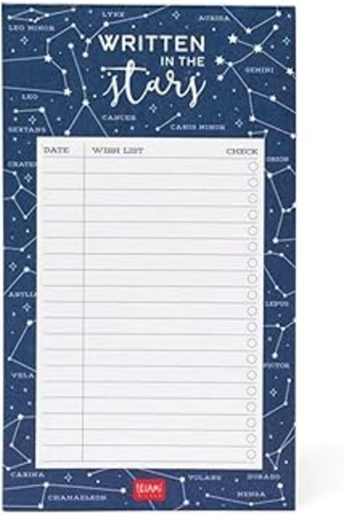 ASİTAN Legami Notepad Stars