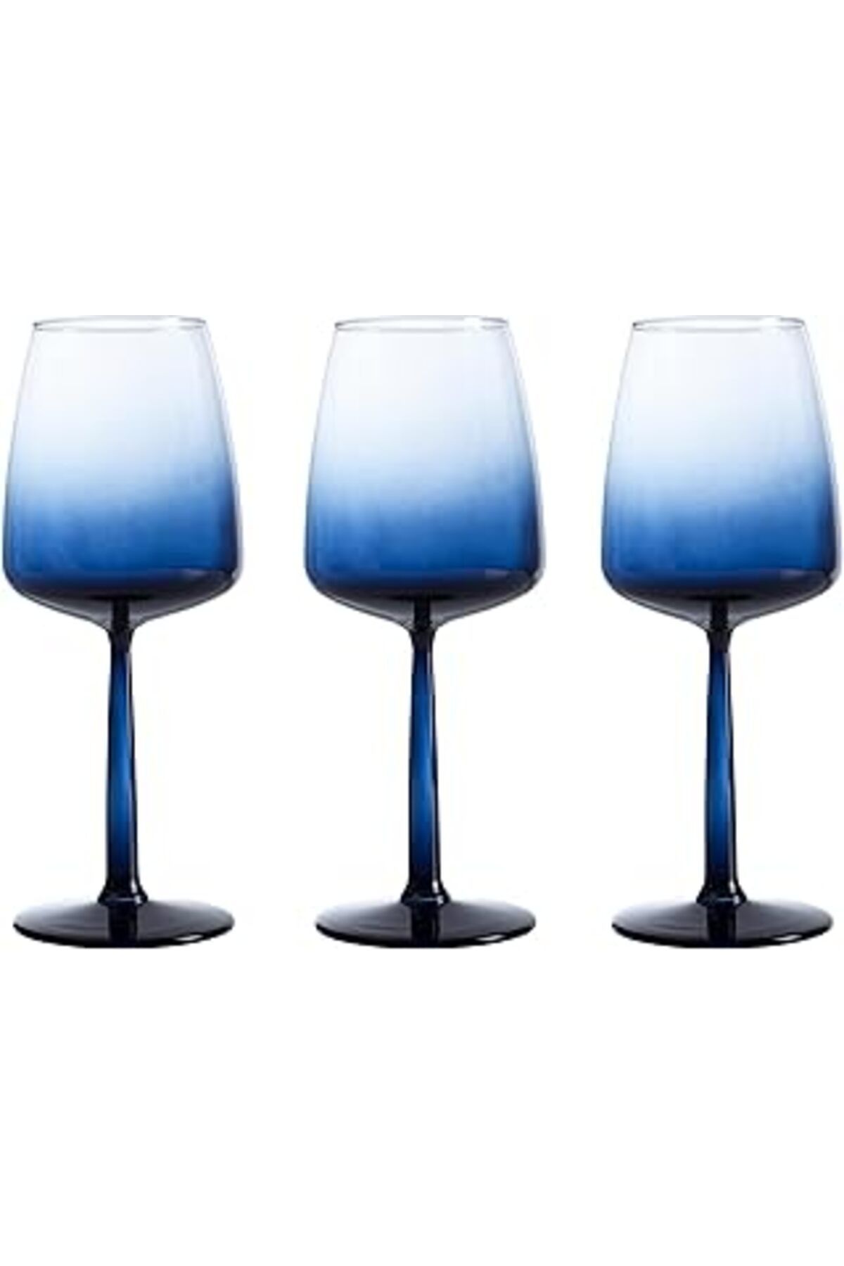 Mu Art Ahşap Concept Lora 3'Lü Kadeh Seti -Navy 430 Ml