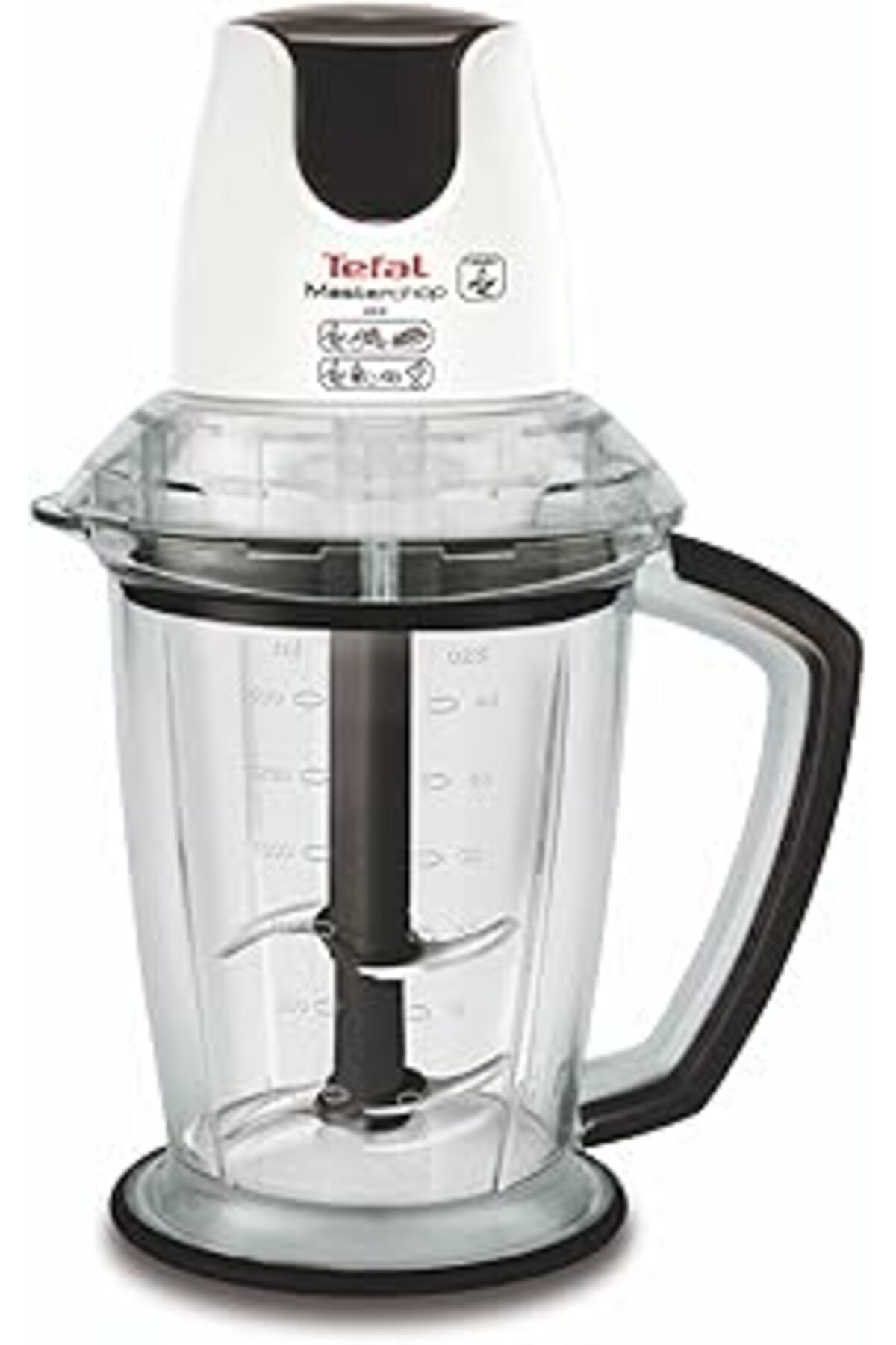 Mu Art Ahşap Tefal Mb470B Masterchop Powelix Maxi 4 Bıçaklı Rondo Ve Doğrayıcı, 1.5 L Hazne, 500 W, Beyaz - 1500