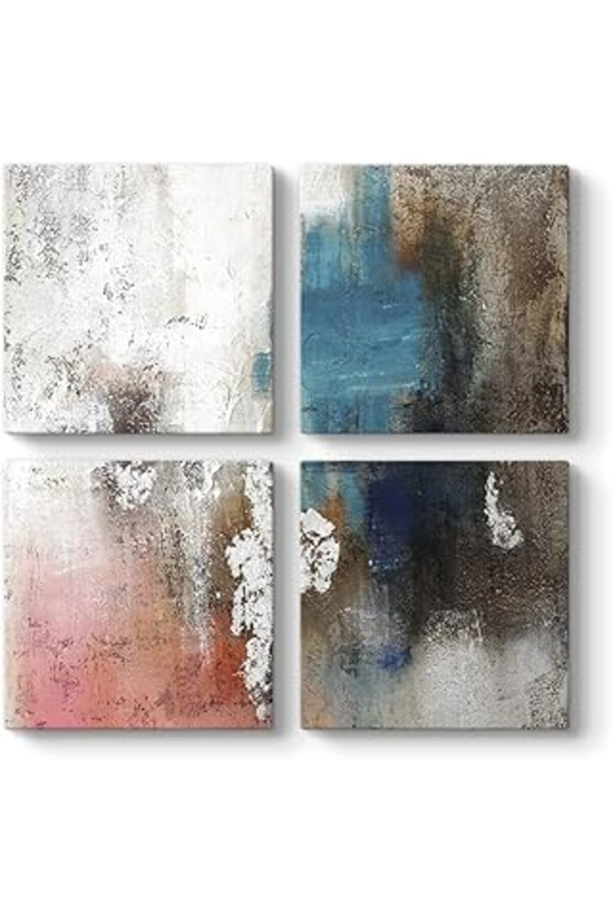 Mu Art Ahşap Tabloshop Renkli Hayaller Tablo 103 X 103-4 Parçalı