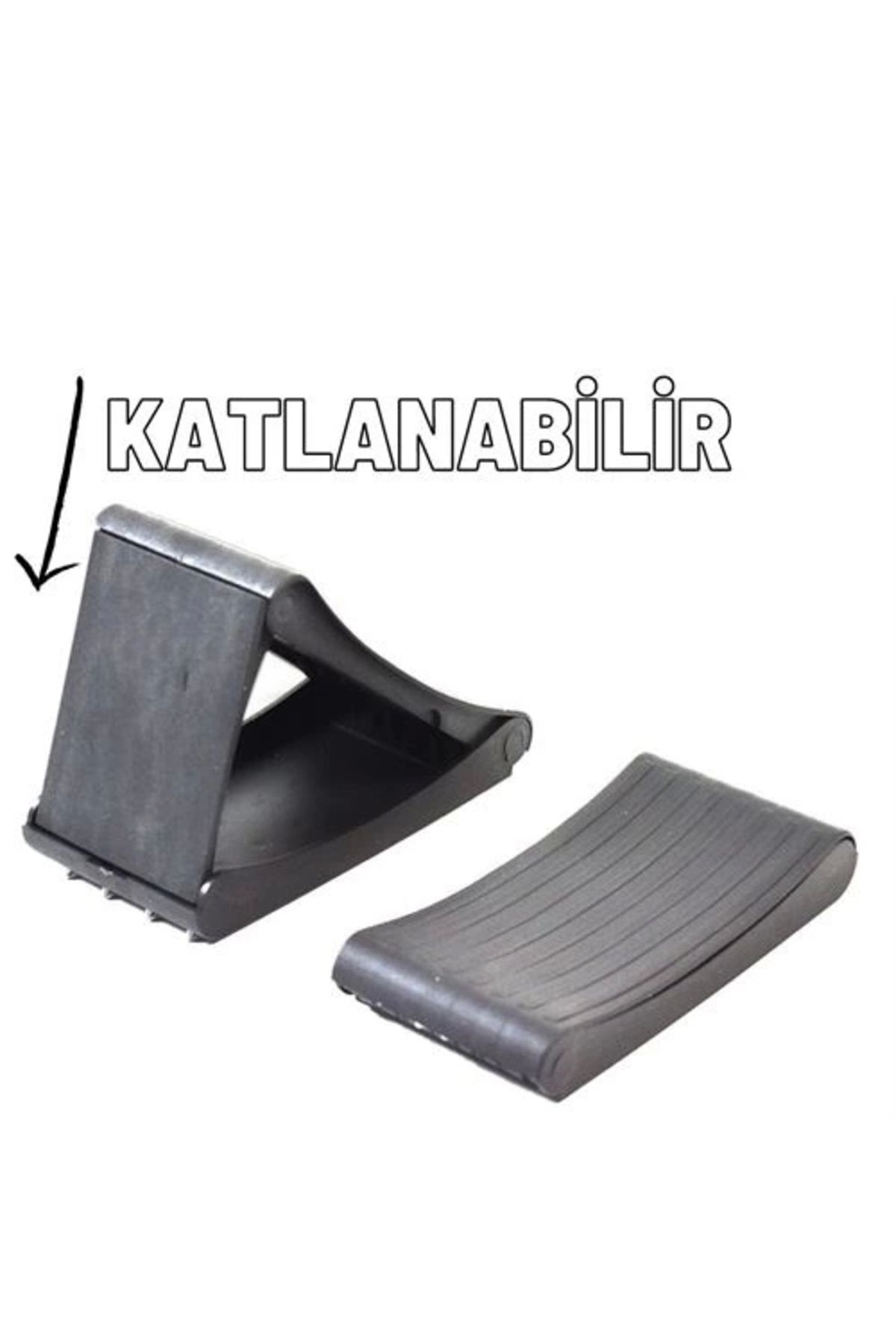 Generic Çivili Katlanabilir Kayma Önleyici Katlanır Takoz