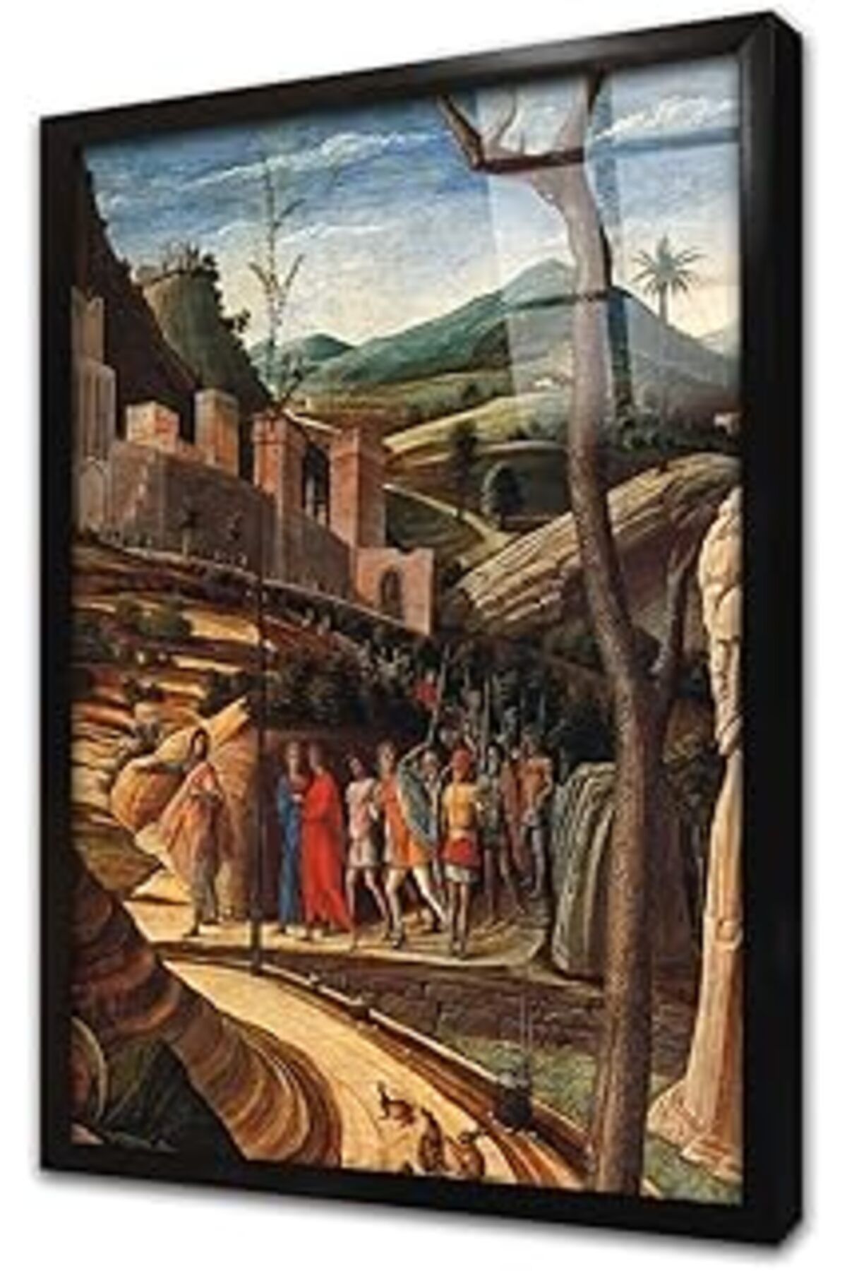 Pazarcan Yüzbaşının Kızı Çerçeveli Cam Tablo 20X30 Cm Cb02396