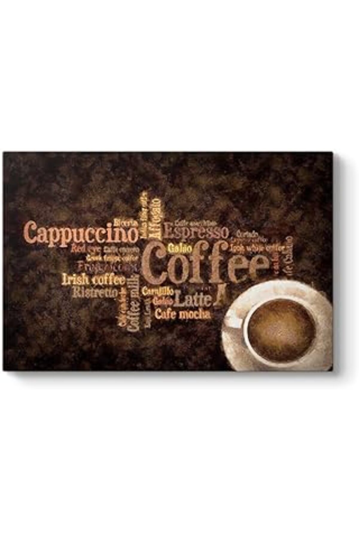 Mu Art Ahşap Tabloshop Cafe Mocha Tablo 60 X 40