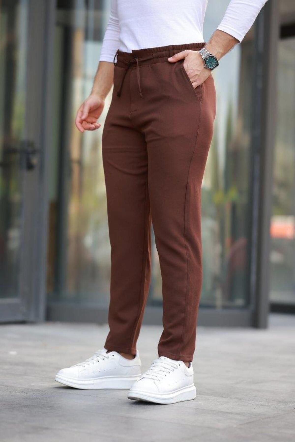modamtn Erkek Beli Bağcıklı Jogger Pantolon