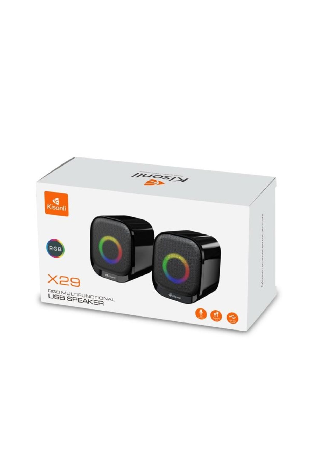 whitetech Bluetooth Bağlantılı– Telefon & Bilgisayar Uyumlu, Rgb Işıklı Usb Çıkışlı Mini Hoparlör
