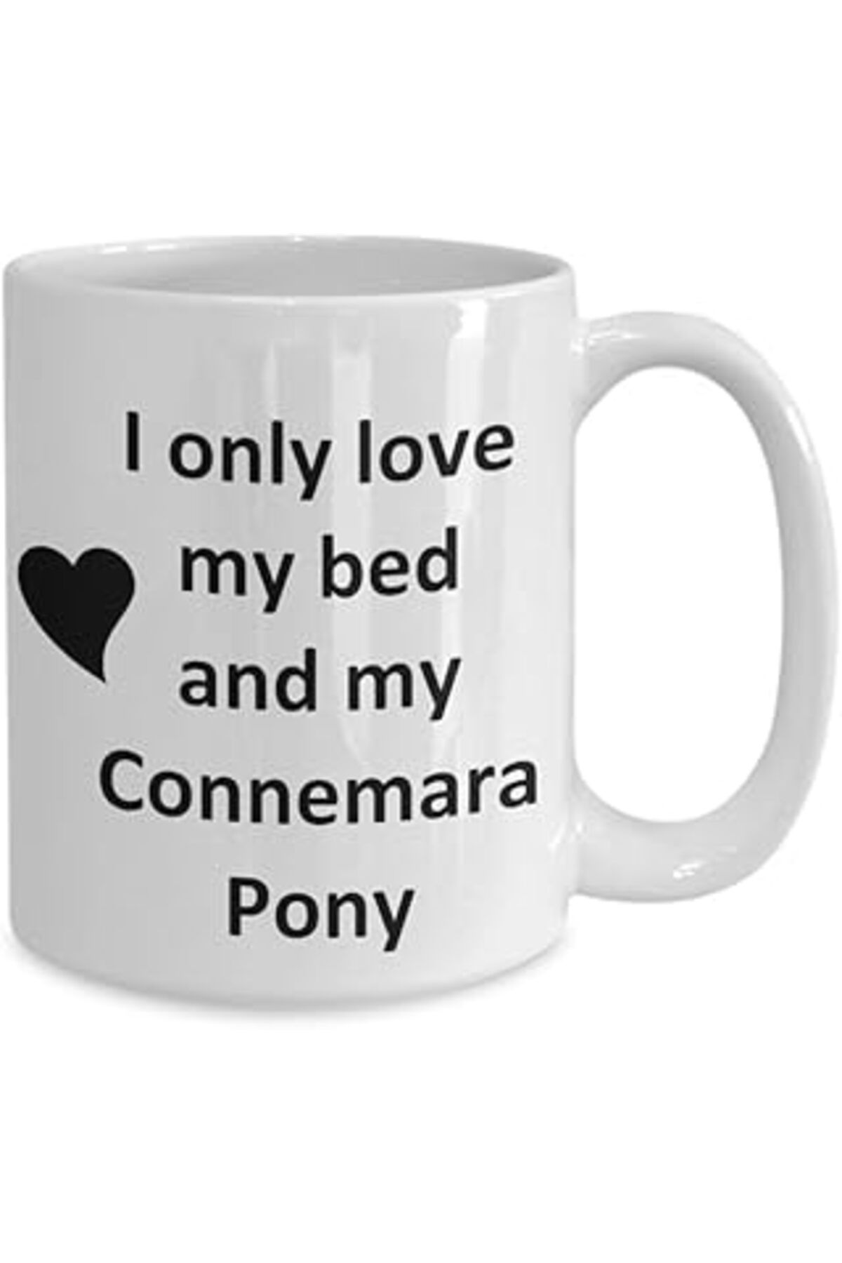 NETWORK ART Print Dore Connemara Pony Lover Kupa - Pony Horse Pet - Love My Connemara Pony Coffee - Ingilizce K