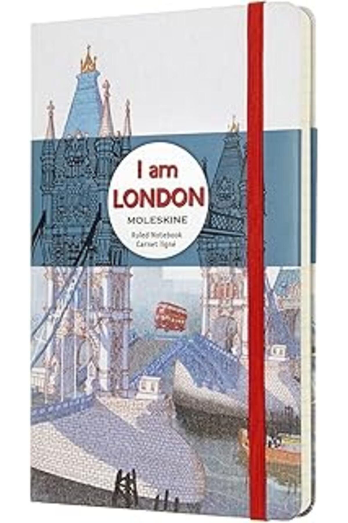 ASİTAN Moleskine Özel Seri "I Am London" Çizgili Defter L Boy
