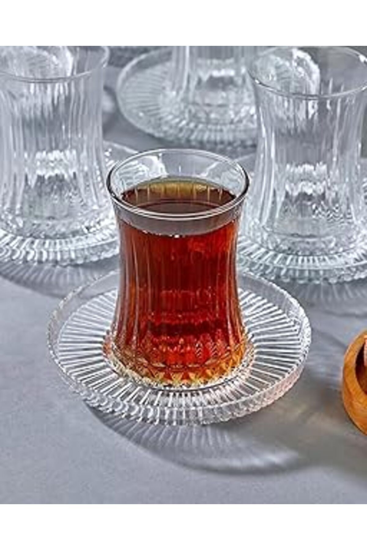 NETWORK ART Elysia Çay Bardağı Takımı Riva Çay Tabağı 12 Parça Set