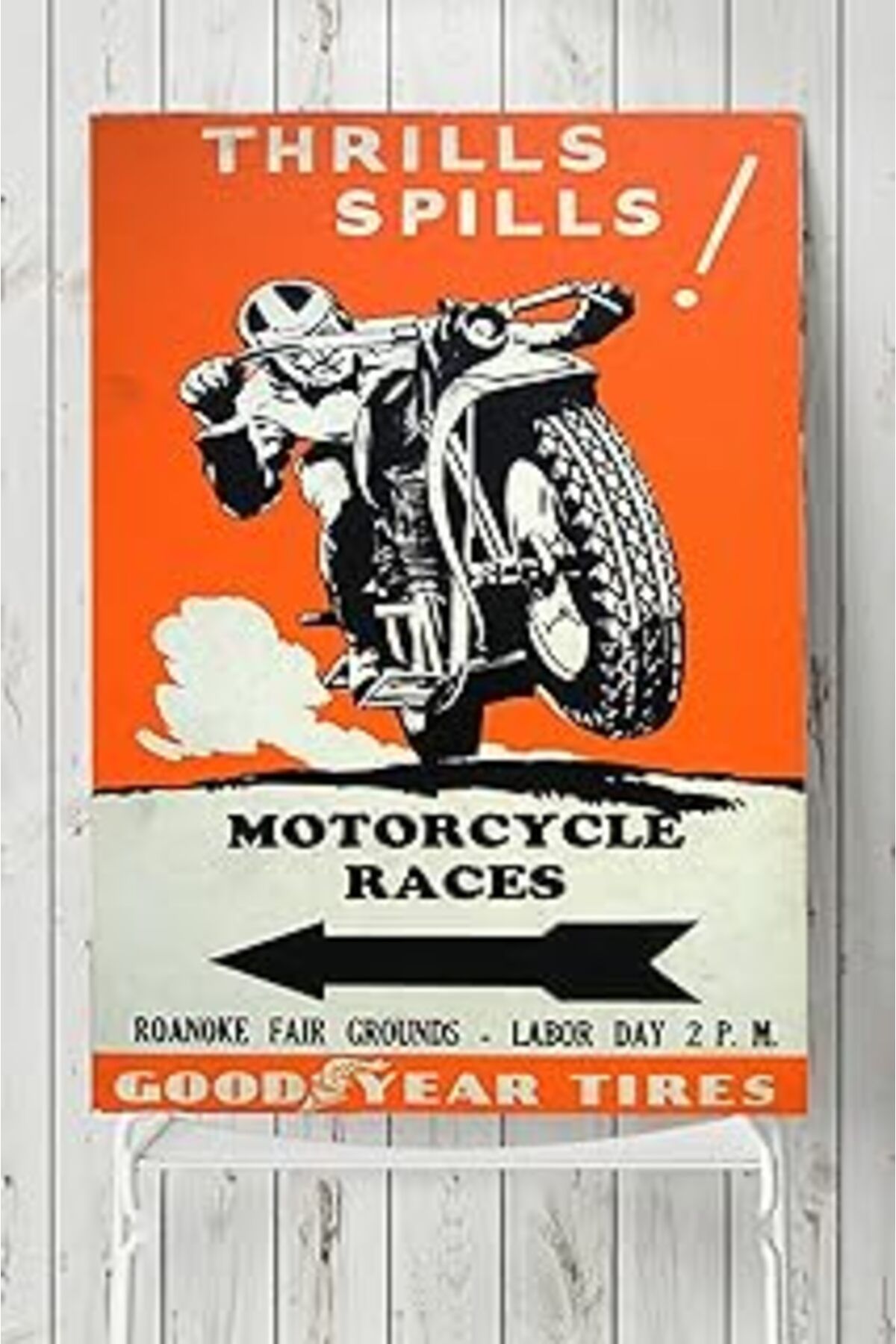 Pazarcan Postermanya (Pster7316) Motor Vintage Poster (80X115 Cm)