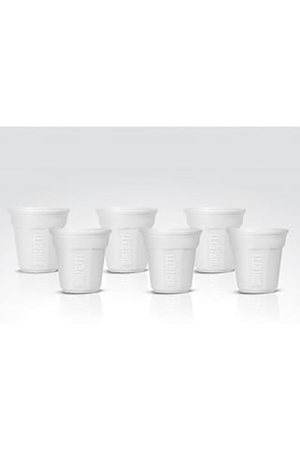 ASİTAN Bialetti Y0Tz502 6 Espresso Bardağı, Porselen, Beyaz, 23,7 X 14 X 7 Cm, 6 Parça