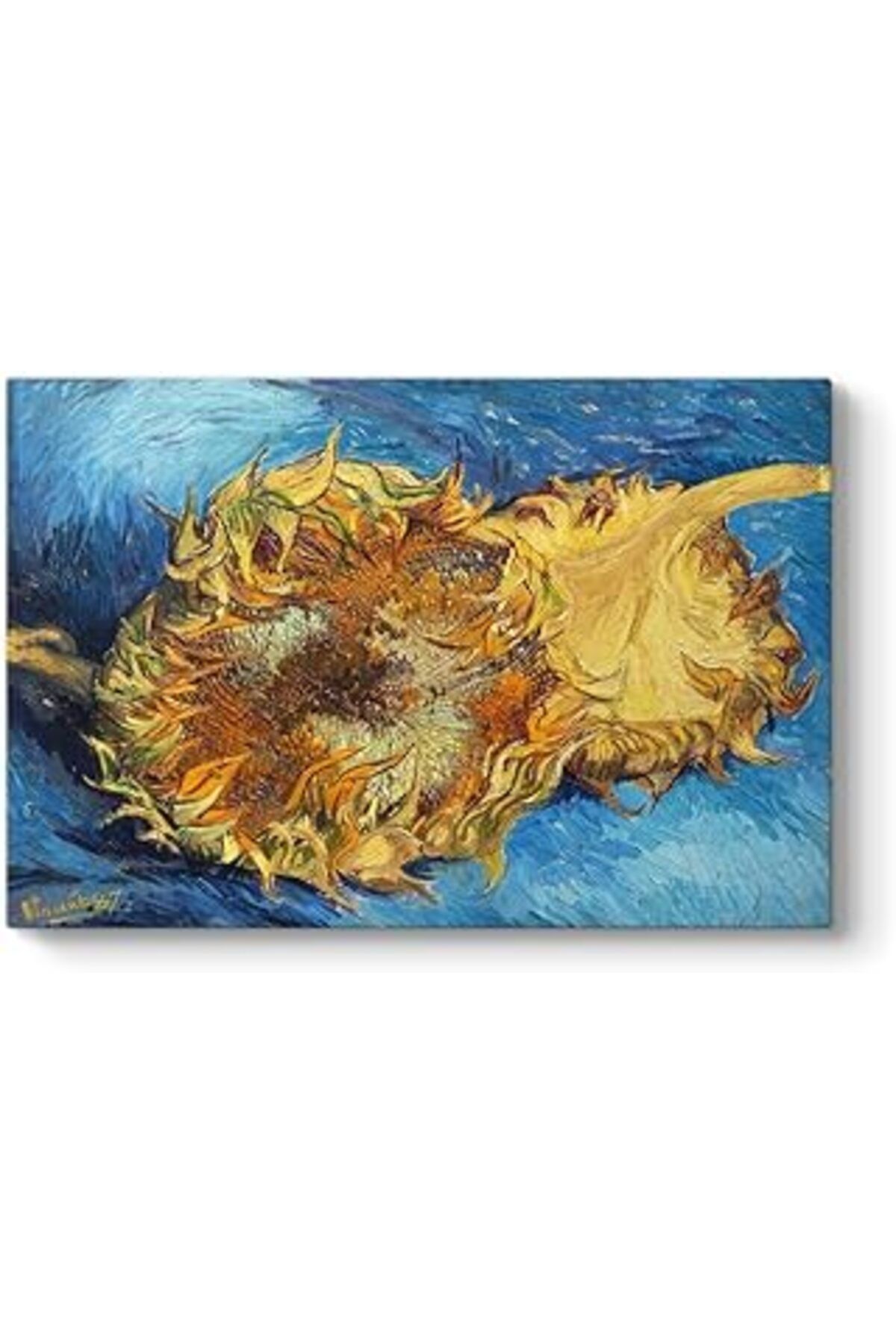 Pazarcan Vincent Van Gogh - Ayçiçeği Kanvas Tablosu 90 X 60