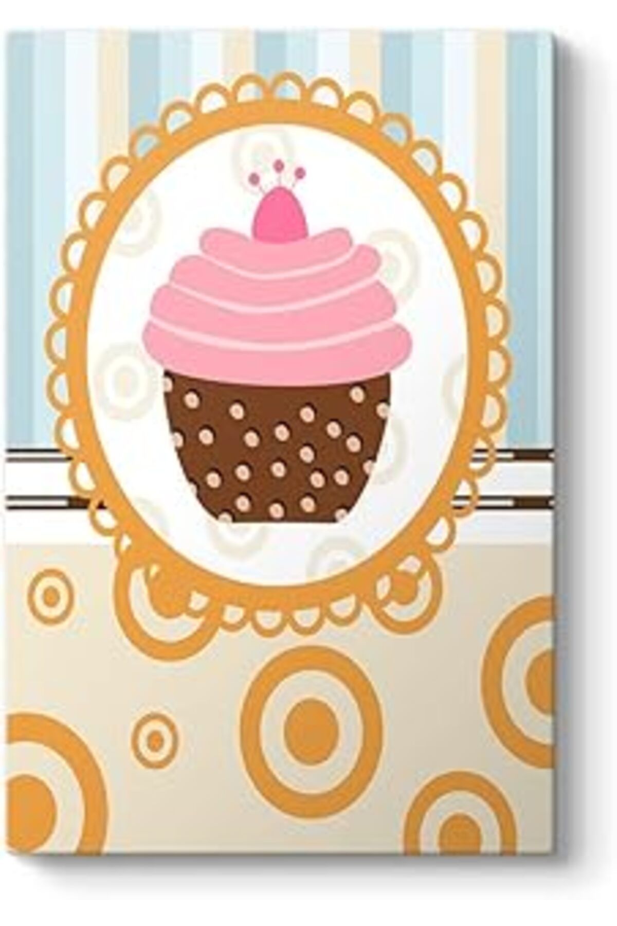 Pazarcan Tabloshop Cupcake Vintage Tablo 40 X 60