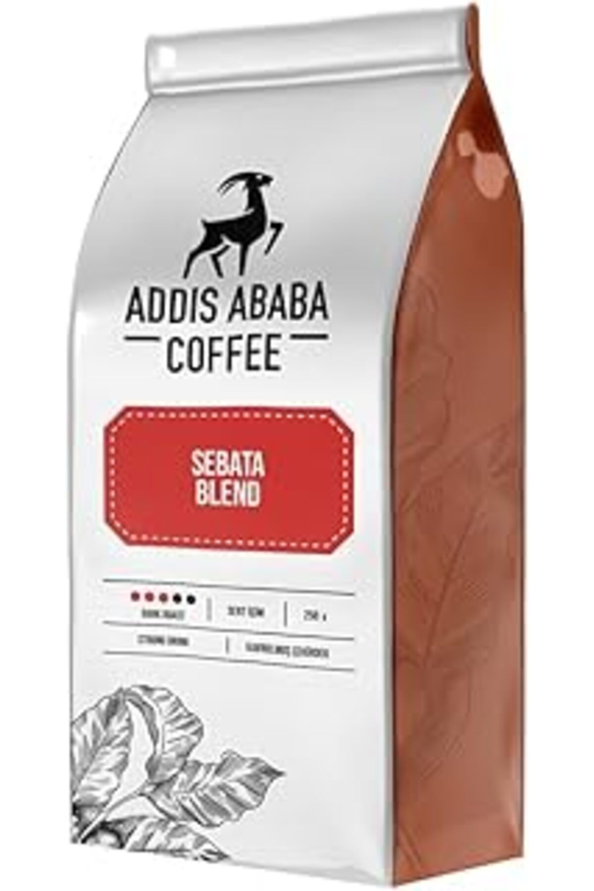 Mu Art Ahşap Addis Ababa Coffee - Sebata Blend Kahve 250 Gr. (Moka Pot)
