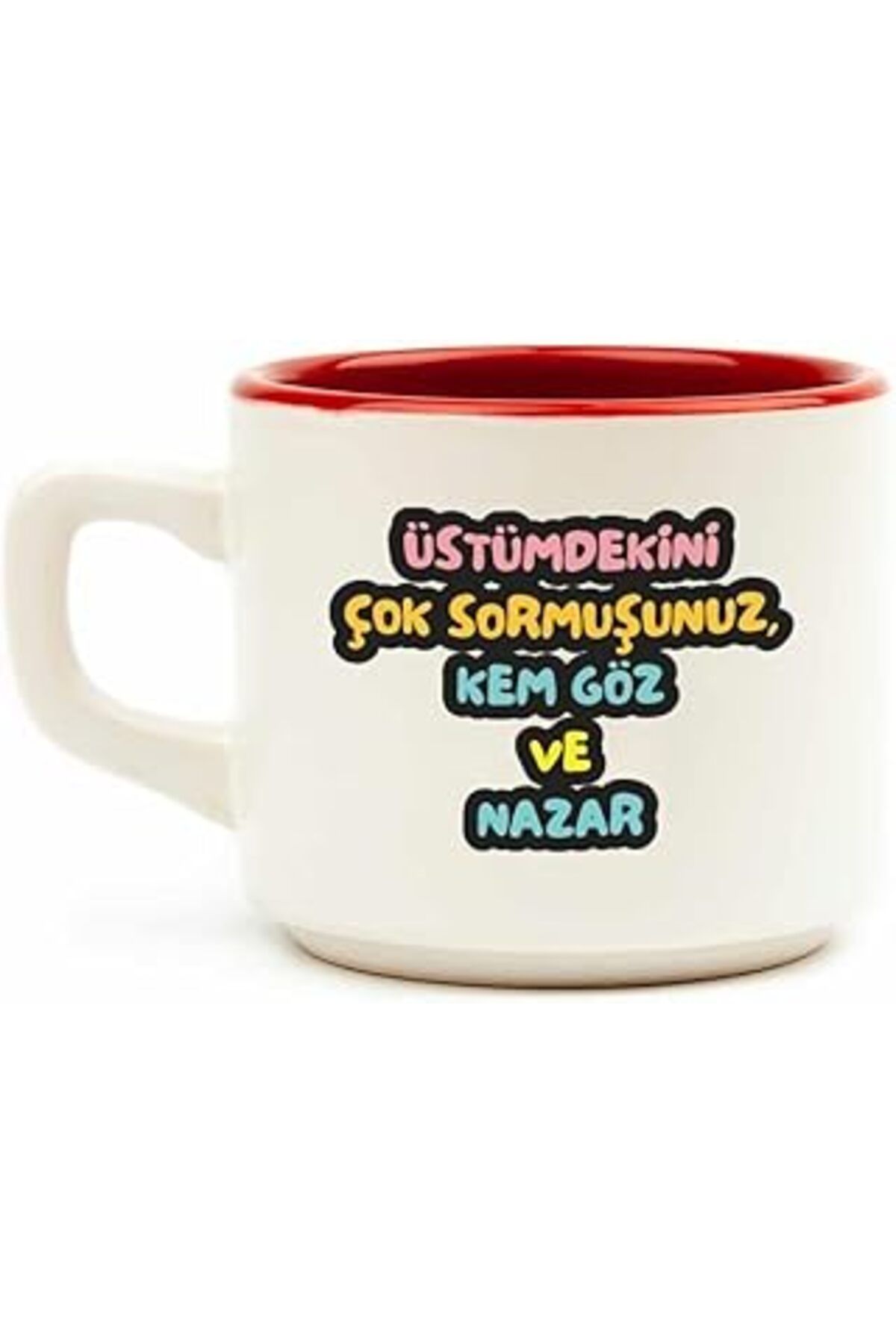 ASİTAN Palto Tasarim Üstümdekini Çok Sormuşunuz, Kem Göz Ve Nazar Venüs Kupa - Hediye Seramik Kupa