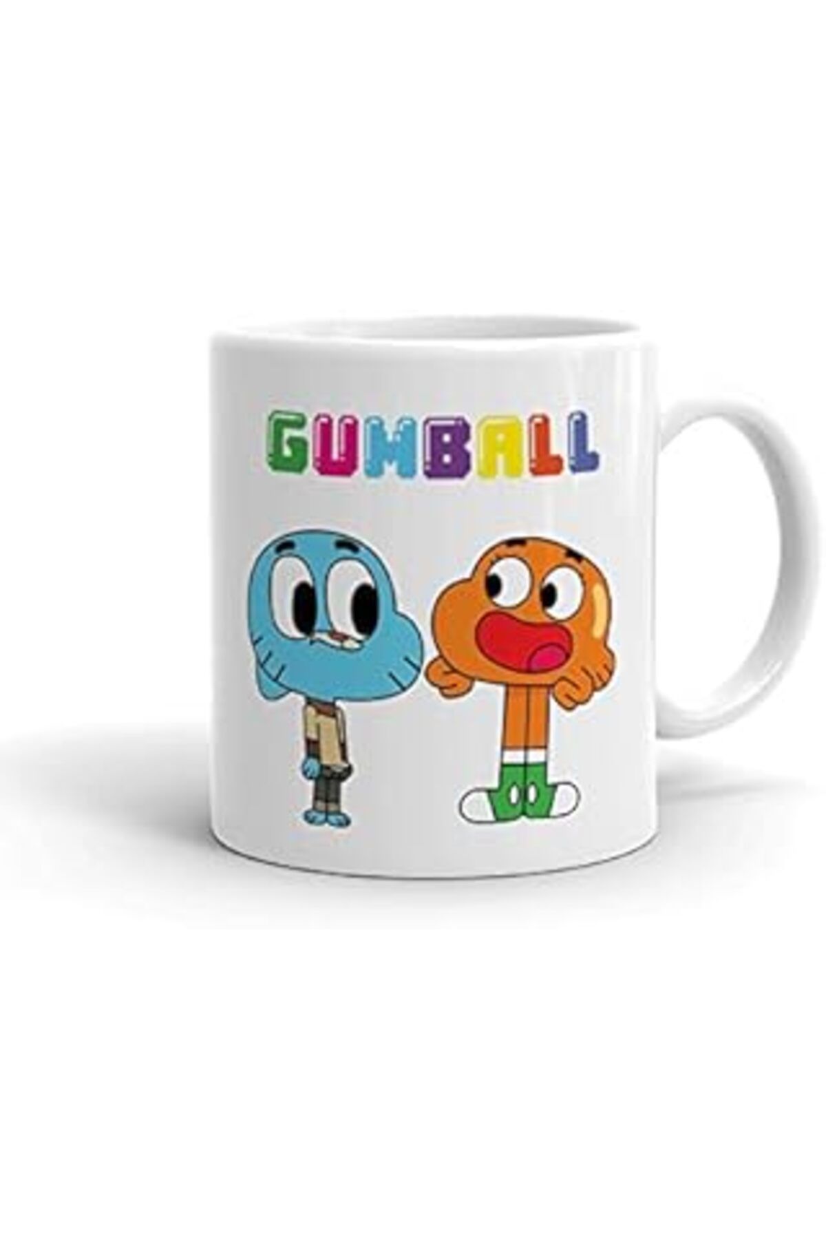 ASİTAN Gumball Ve Darwin Seramik Kupa Bardak