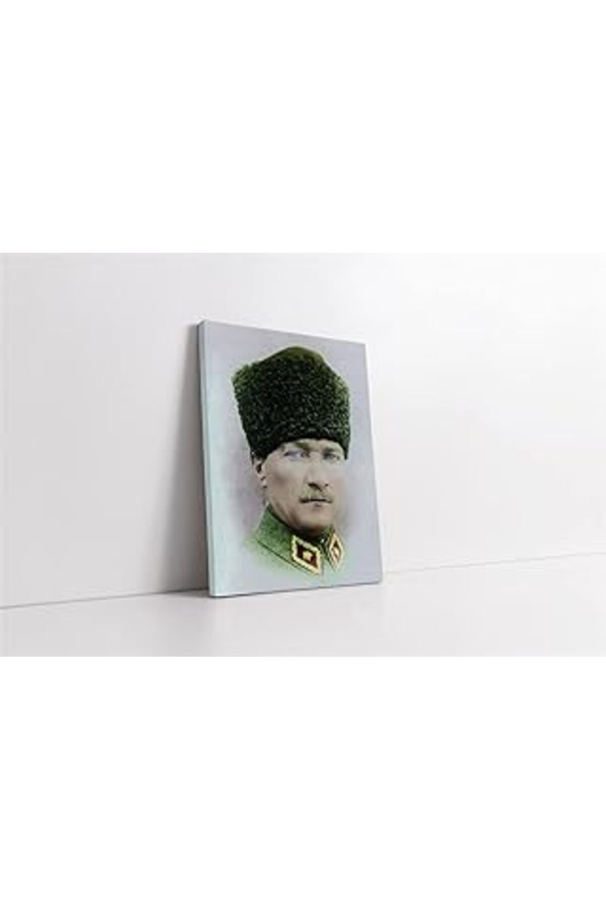 Pazarcan Tablosan Kalpaklı Atatürk Kanvas Tablo 70X100 Cm Ka02086