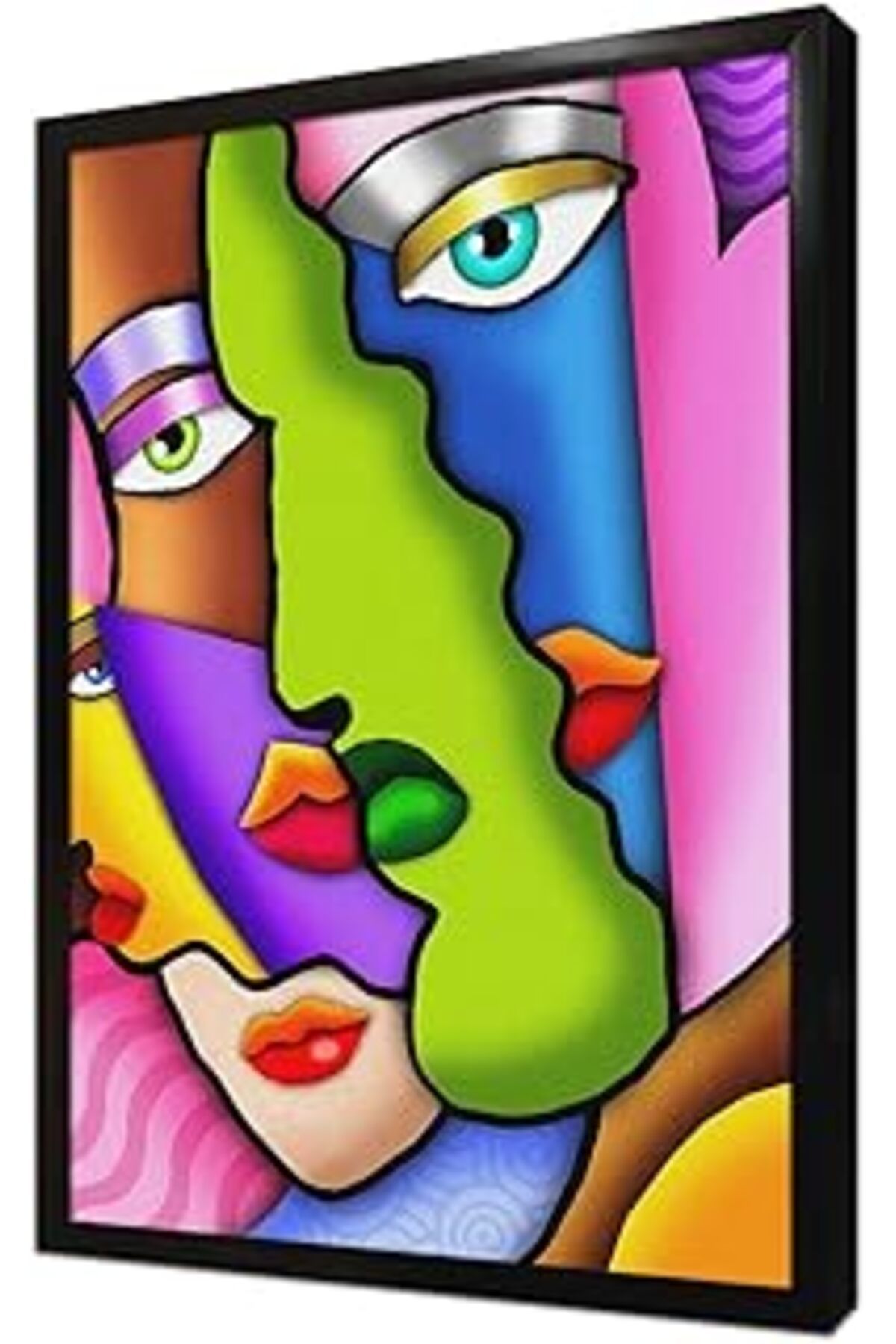 Pazarcan Yüksek Dağ Yamacında Ağaç Çerçeveli Mdf Tablo 30X30 Cm Mb17102