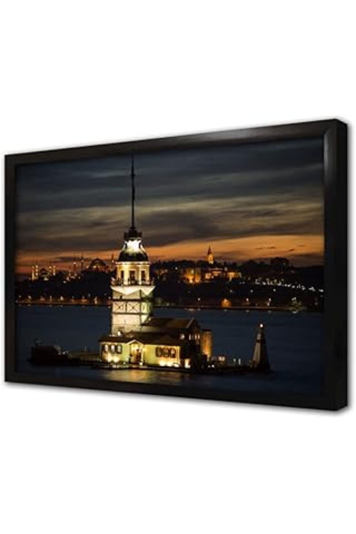 Pazarcan İstanbul Kız Kulesi Çerçeveli Cam Tablo 20X30 Cm Ca16288