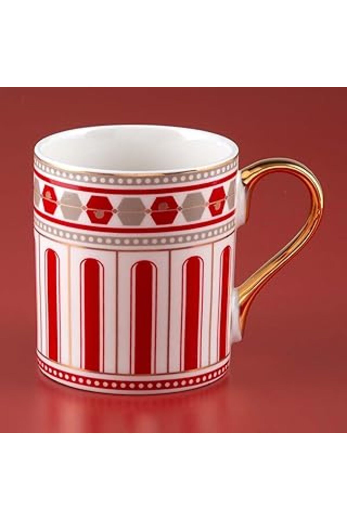 Mu Art Ahşap Jumbo Hollie Yılbaşı 100 Mug 340 Ml