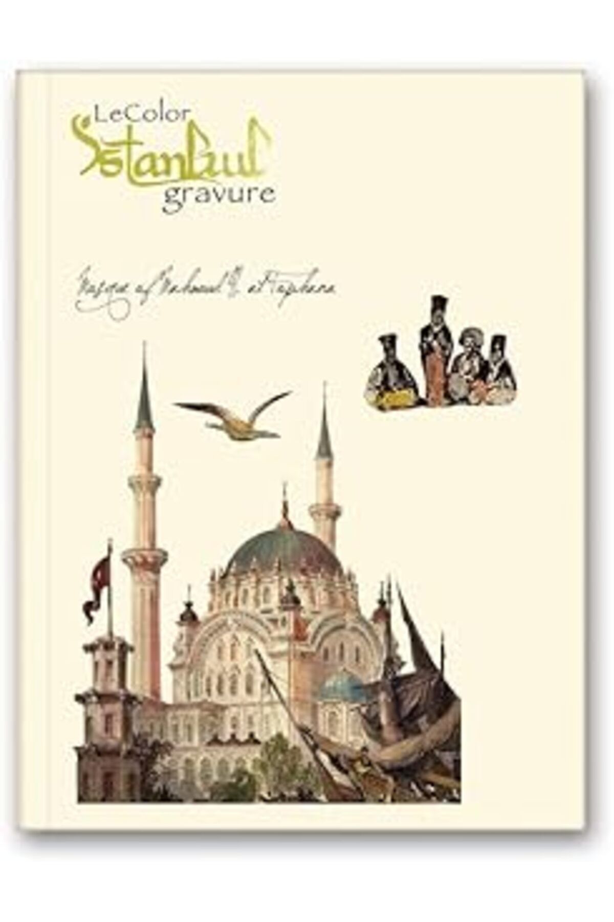 Pazarcan Le Color İstanbul Gravür Mini Journal Çizgili Tophane