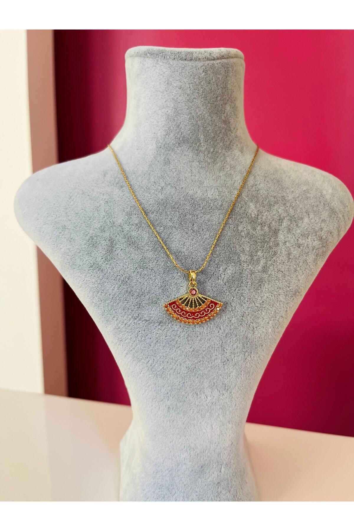 Asteria Jewelry Yelpaze Kolye