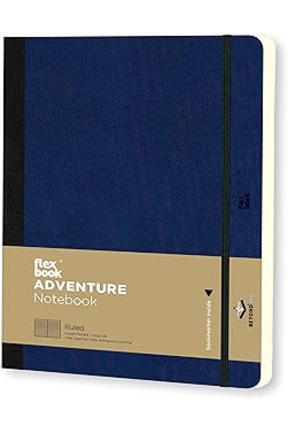 ASİTAN Flexbook 66 Özel Seri Adventure Esnek Notebook, 17X24 Royal Blue Çizgili 192 Sayfa, 85G