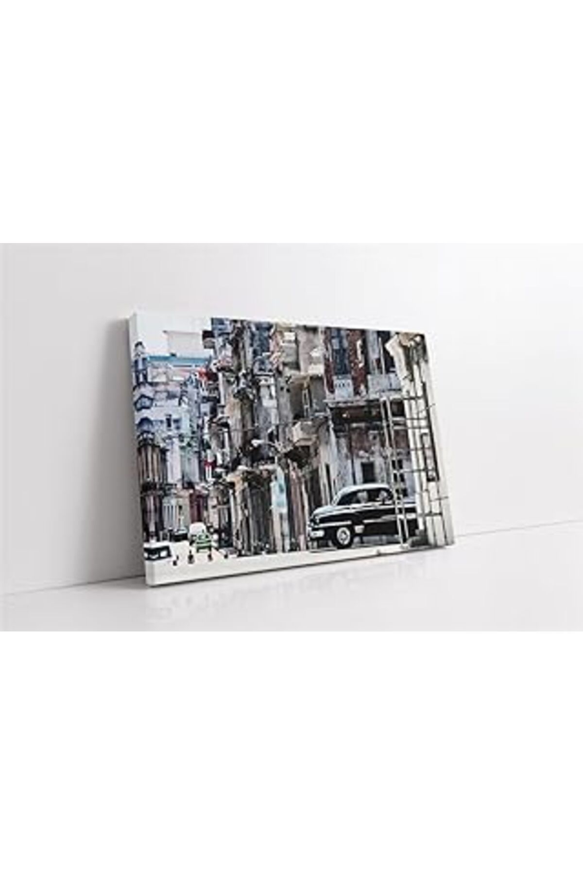 Pazarcan Tablosan Kübada Siyah Klasik Araba Kanvas Tablo 40X60 Cm Ka01006