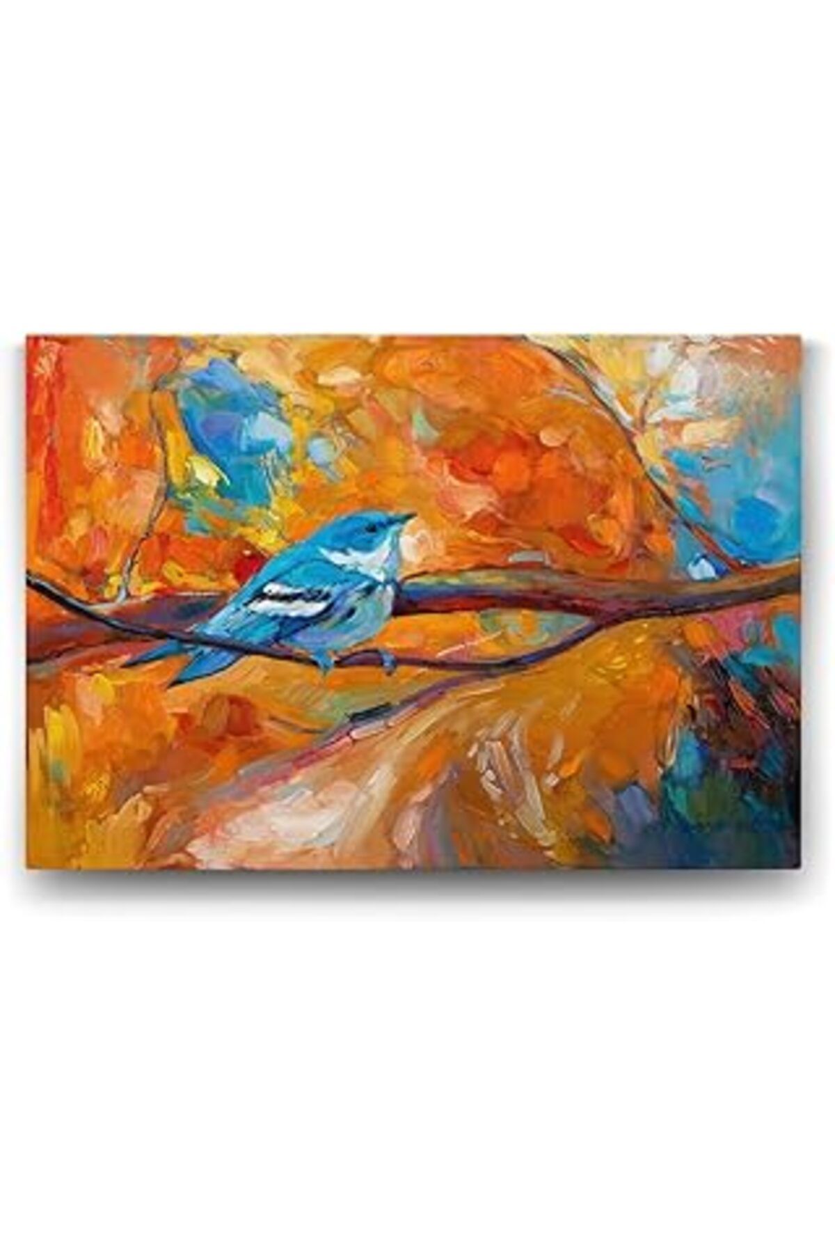 Pazarcan Tabloshop Kuş Yağlı Boya Tablo - 100X70Cm