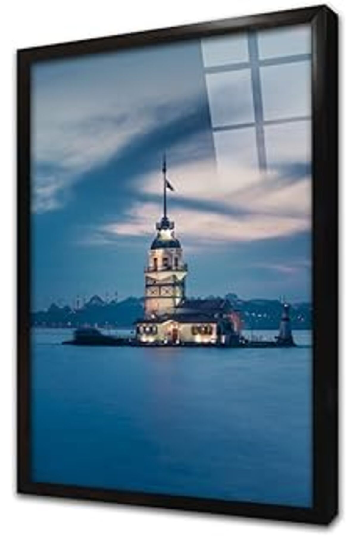 Pazarcan İstanbul Kız Kulesi Çerçeveli Cam Tablo 20X30 Cm Ca16325