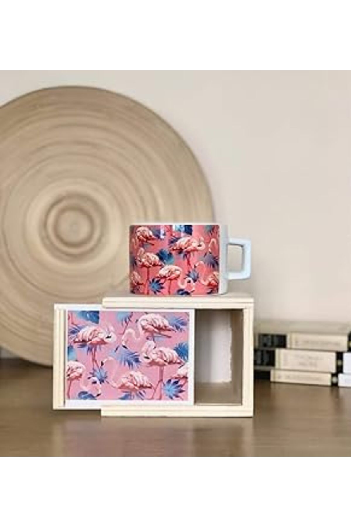 ASİTAN Giftmoda Flamingo Tasarımlı Kutulu Kupa