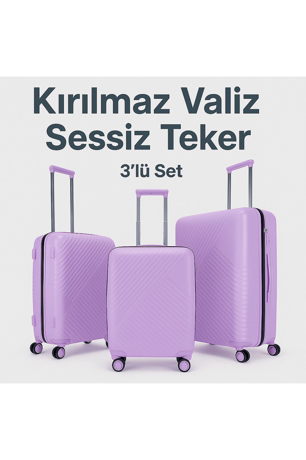 Wexta PP Valiz Valiz Seti Kırılmaz Valiz Sessiz Teker Poliproplen Pp Valiz Wx-pp820