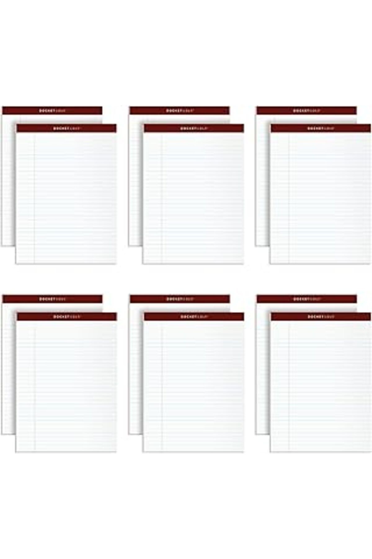 ASİTAN Yazı Bloğu, Çizgili, Beyaz, 12 Adet - Tops Ultimate 8,5 X 11,75 Inç Beyaz
