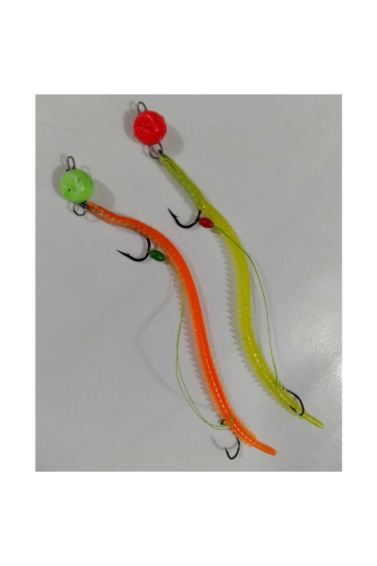 hobim LRF At-Çek Avcı Silikonu ( 11 CM ) Hırsızlı Hazır - 2 Adet