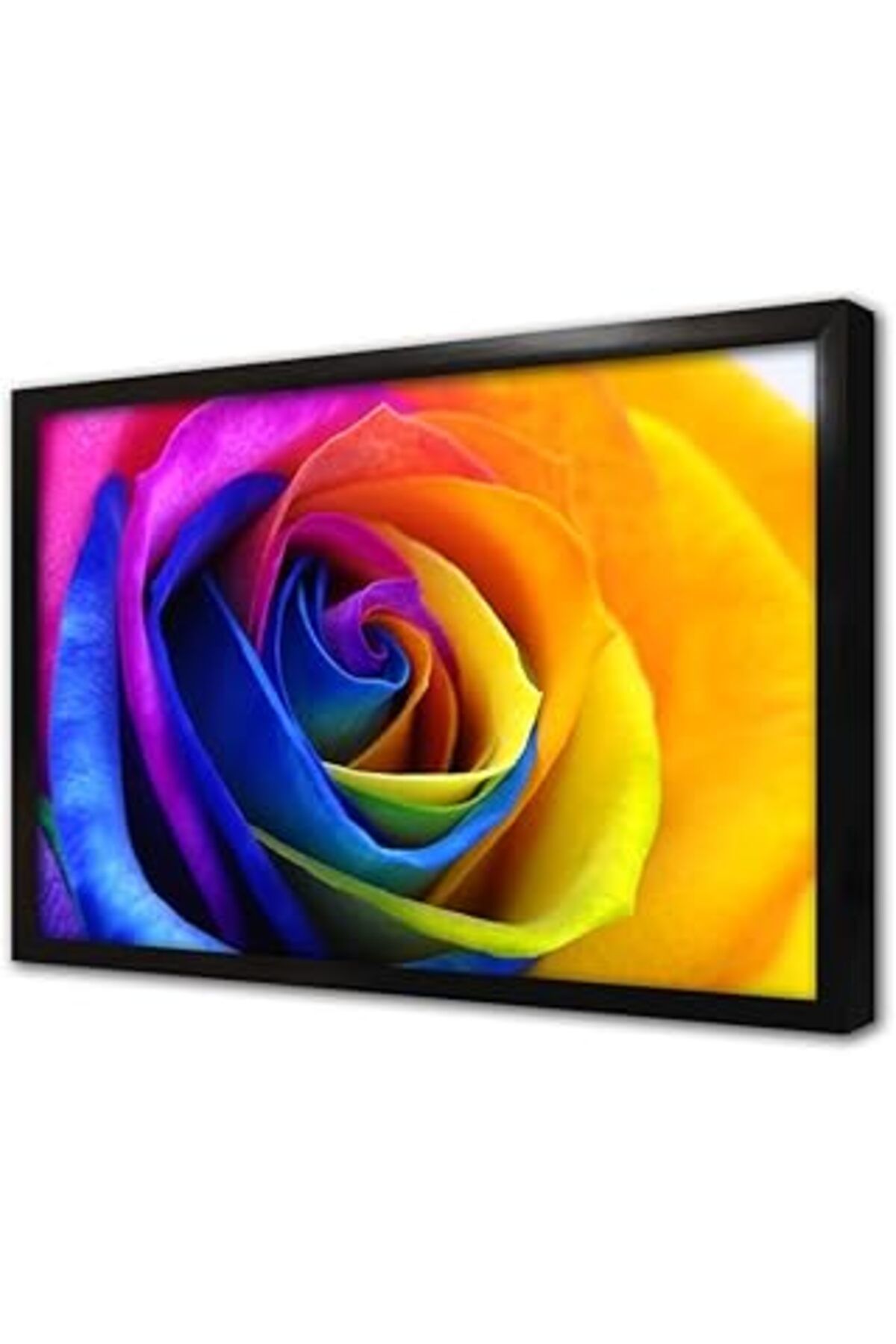 Mu Art Ahşap Harika Gül Çerçeveli Cam Tablo 60X90 Cm Ca03646