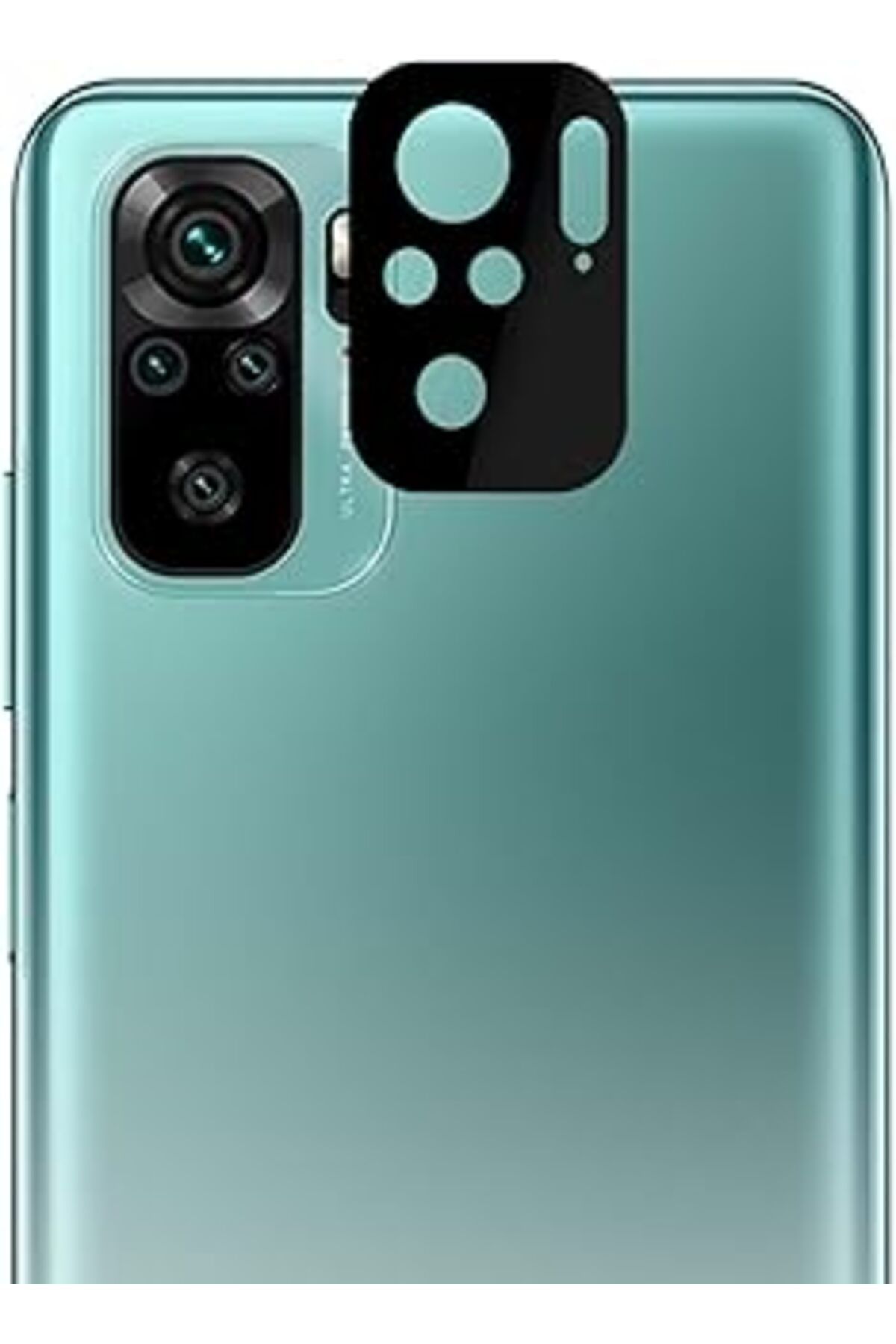 NETWORK ART Microsonic Poco M5S Kamera Lens Koruma Camı V2 Siyah