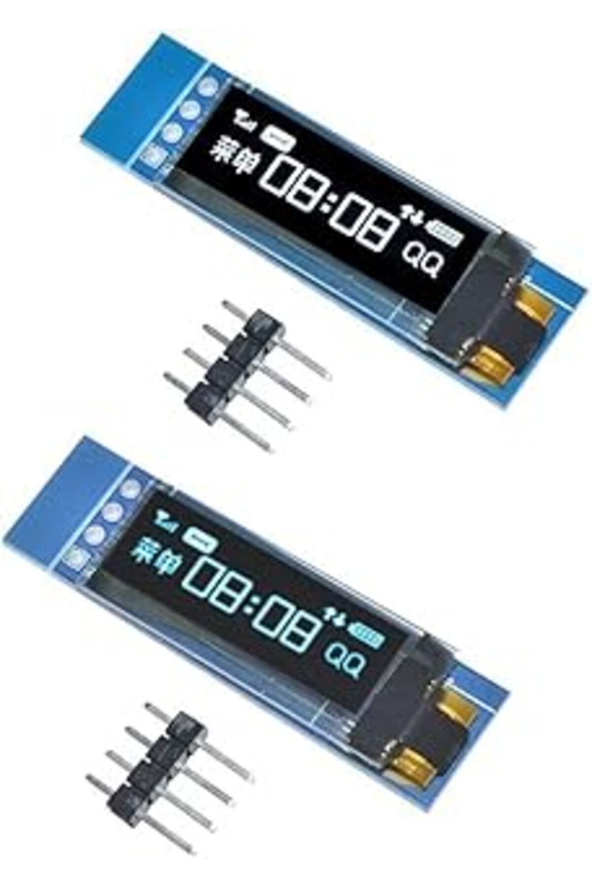 NETWORK ART Sanec 0.91 ” Inch I2C 128×32 Oled Ekran Mavi (Arduino Uyumlu)