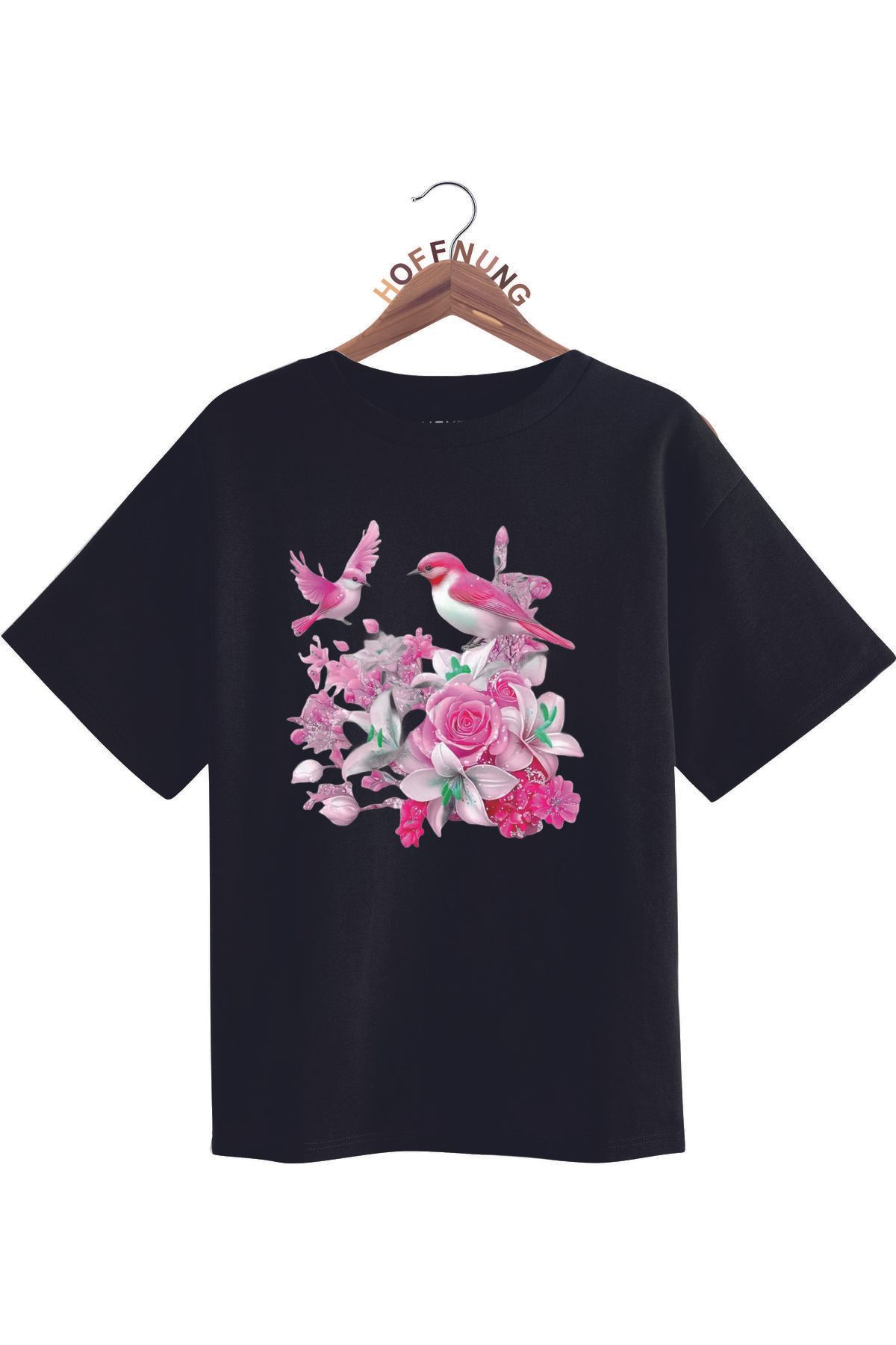 HOFFNUNG T SHIRT SINGING BIRDS oversize