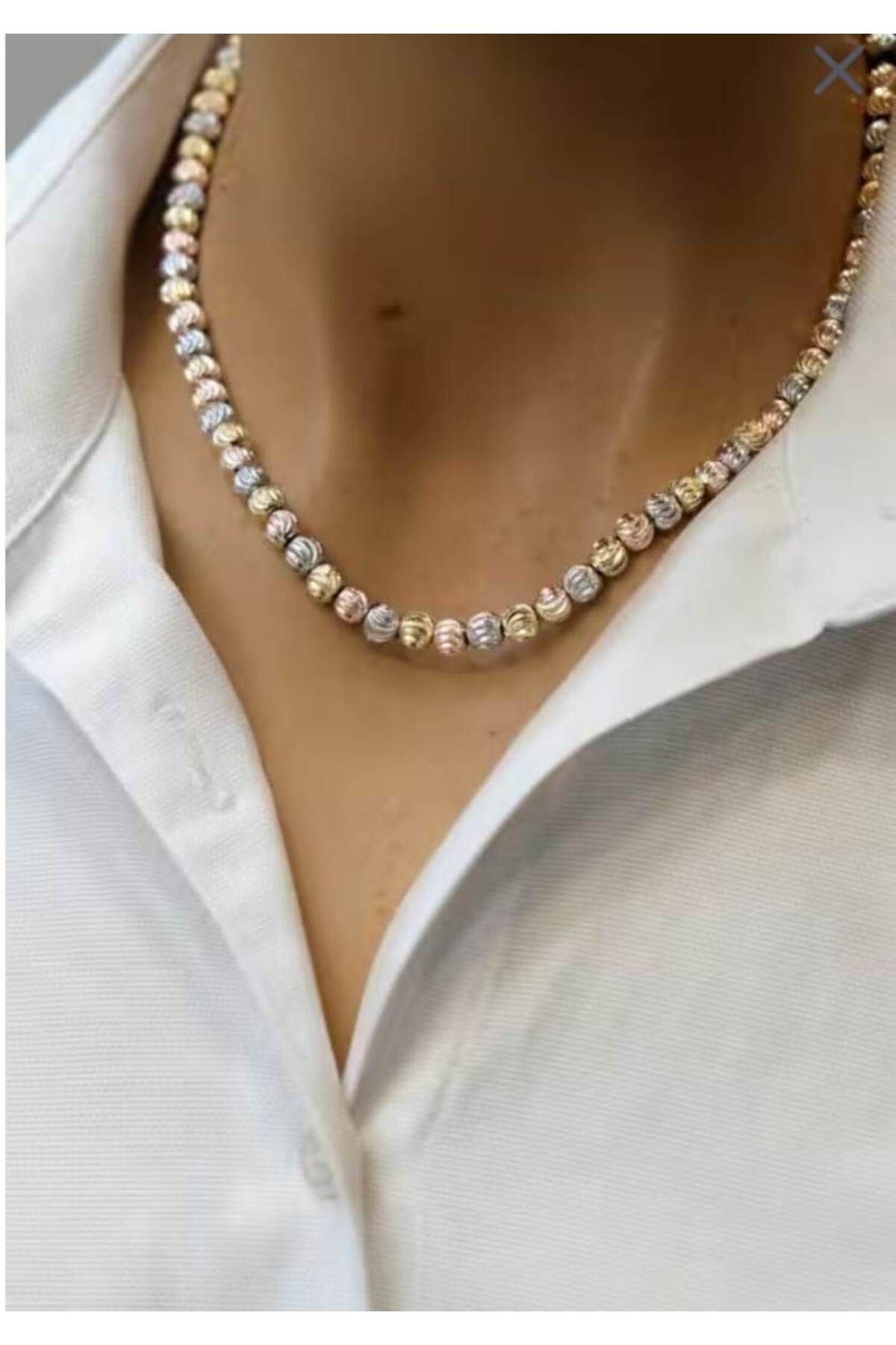 Alsade Dorkia Model Lak Kaplama Top Kolye