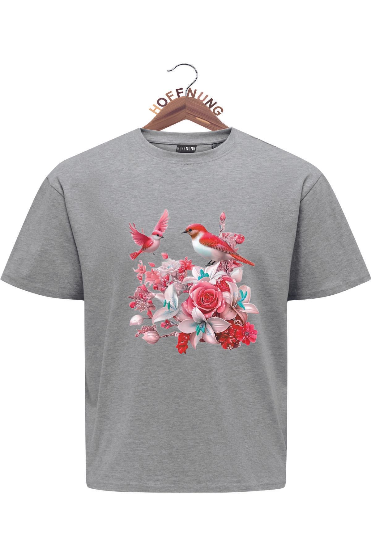 HOFFNUNG T SHIRT SINGING BIRDS oversize