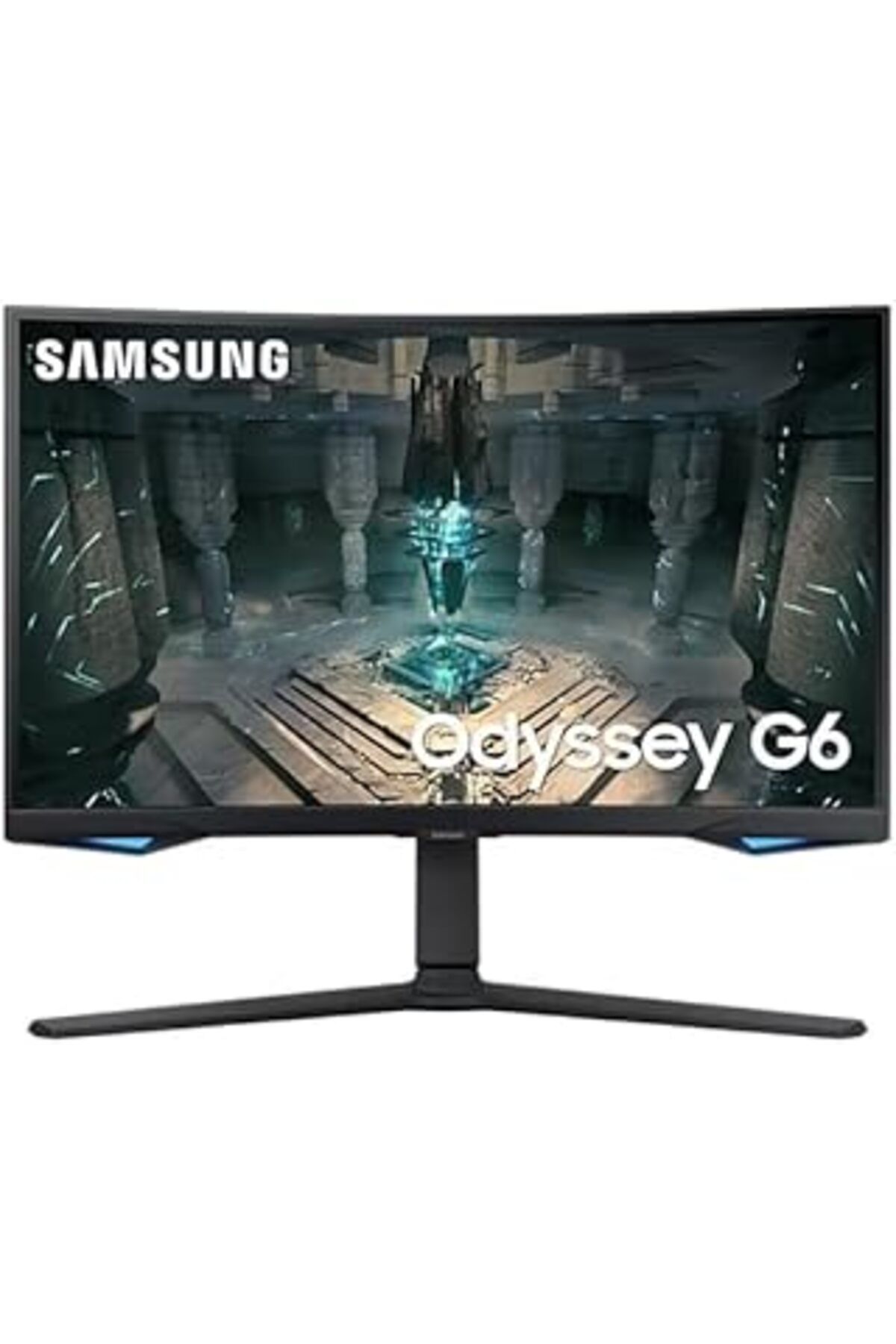 NETWORK ART Samsung Odyssey G65B Ls27Bg652Euxuf 27 2560X1440 240Hz 1Ms Hdmi Dp Hdr 600 Curved Gaming Monitor