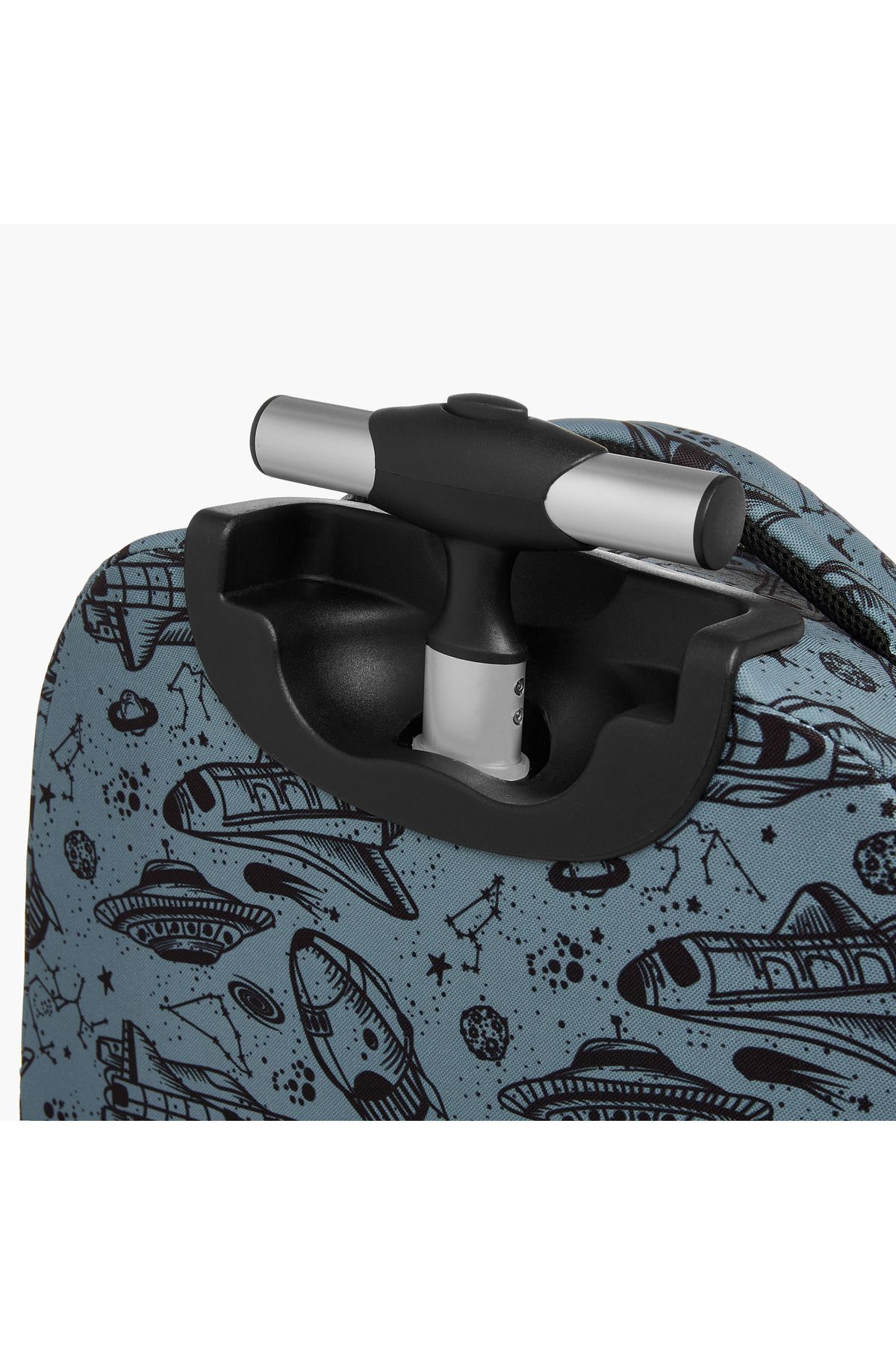 ST Right-St.Right Space Print 18-inch Trolley Bag with Retractable Handle and Zip Closure - 32x25x47 cms 8