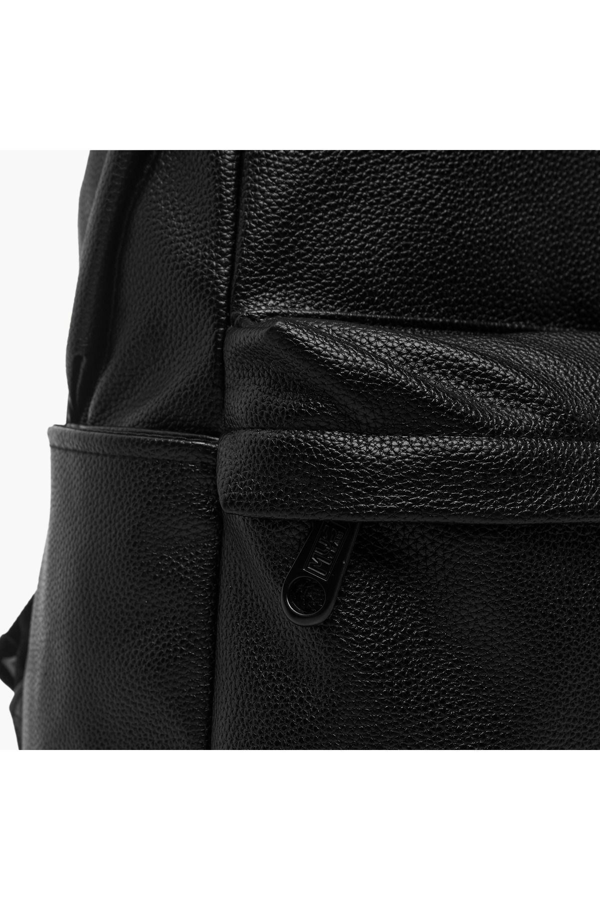 MUST-MUST Textured Backpack with Adjustable Shoulder Straps and Zip Closure - 32x17x42 cms 8