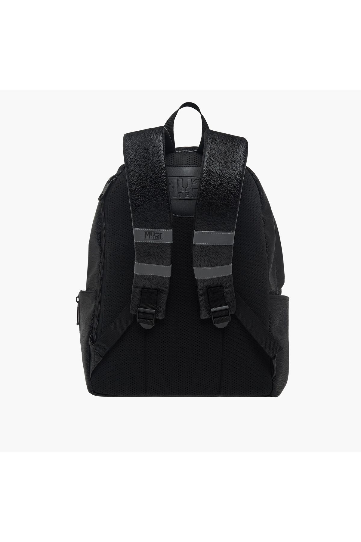 MUST-MUST Textured Backpack with Adjustable Shoulder Straps and Zip Closure - 32x17x42 cms 3