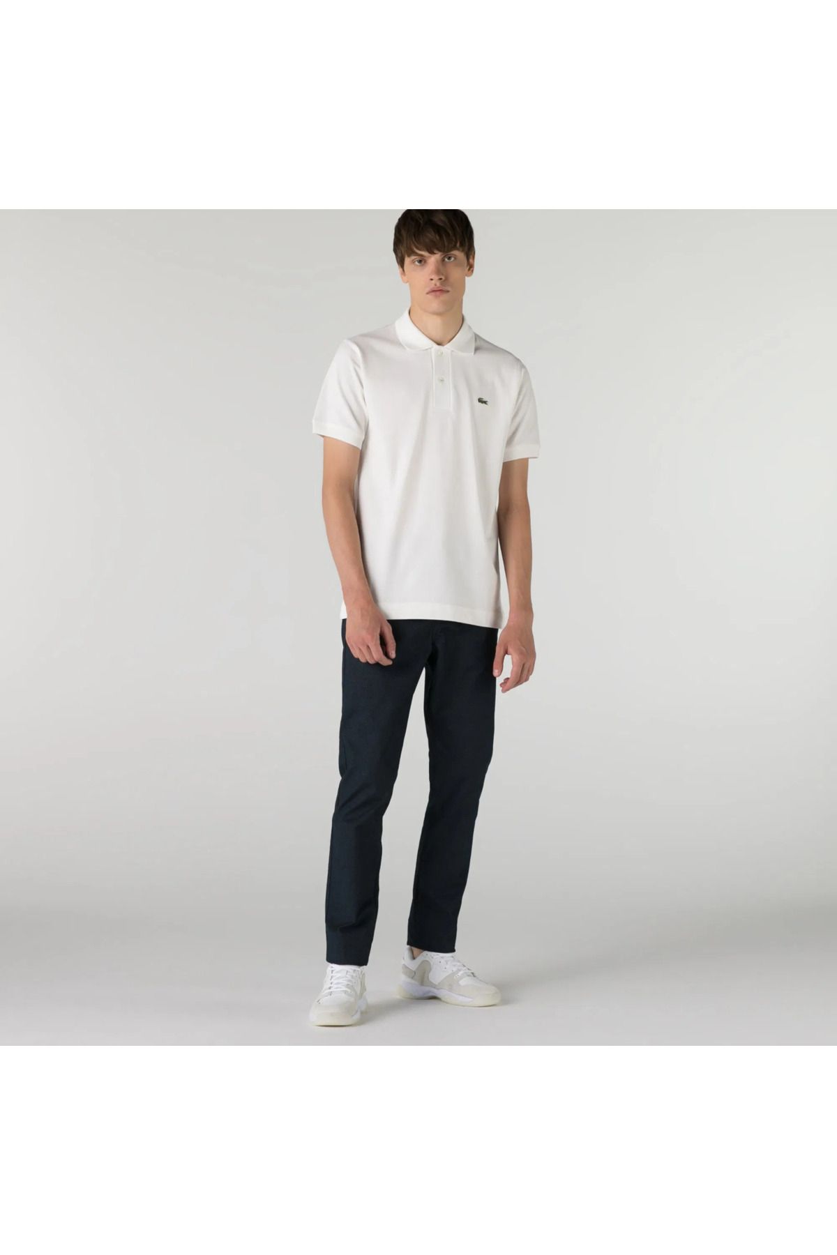 Lacoste Erkek Slim Fit Desenli Lacivert Pantolon