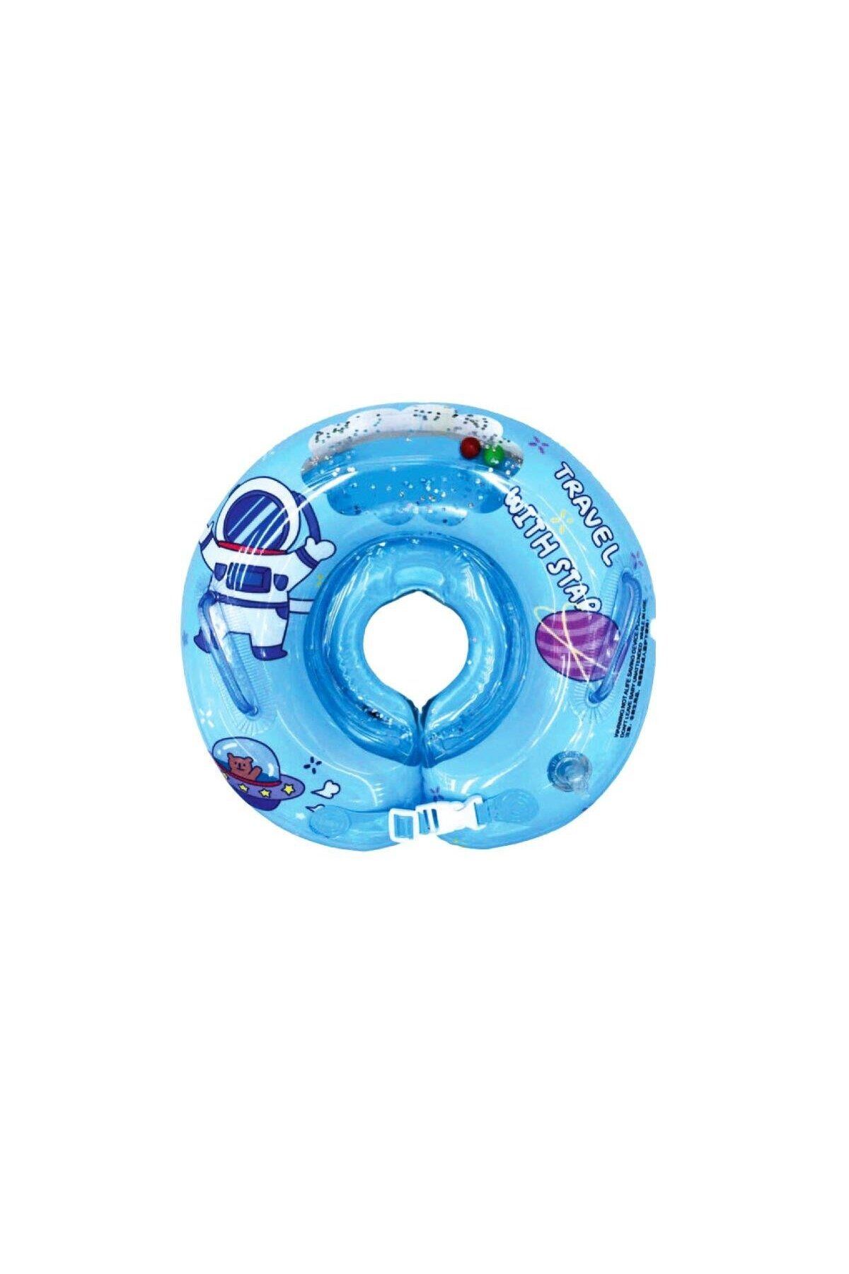 BESTWAY Çıngıraklı Bebek Boyun Simidi 40 cm 2309013 Mavi