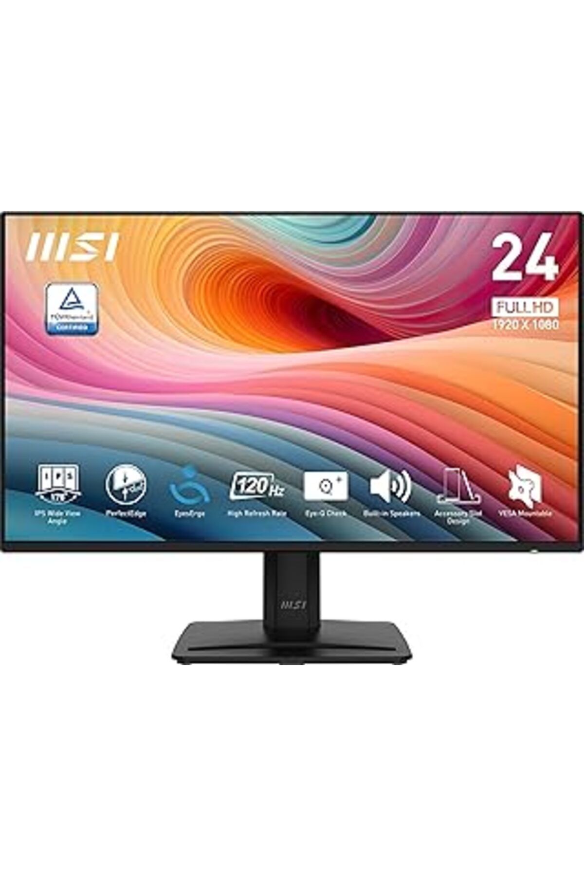 NETWORK ART Msi 23.8" Pro Mp242A E2, Kurumsal Monitör, Fhd, 16:9 Flat, Ips, 120Hz, 1Ms, Adaptive-Sync