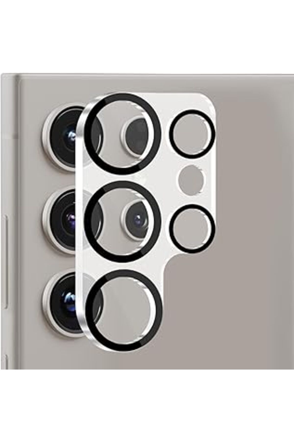 NETWORK ART Buff Galaxy S24 Serisi İle Uyumlu Kamera Lens Koruyucu Camera Lens Protector… (S24 Ultra)