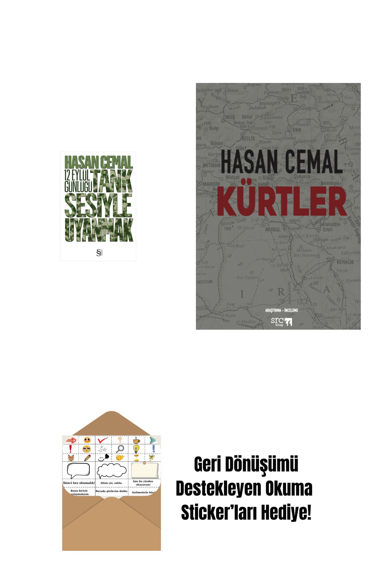 Everest Yayınları Tank Sesiyle Uyanmak + Kürtler + Okuma Sticker'ları