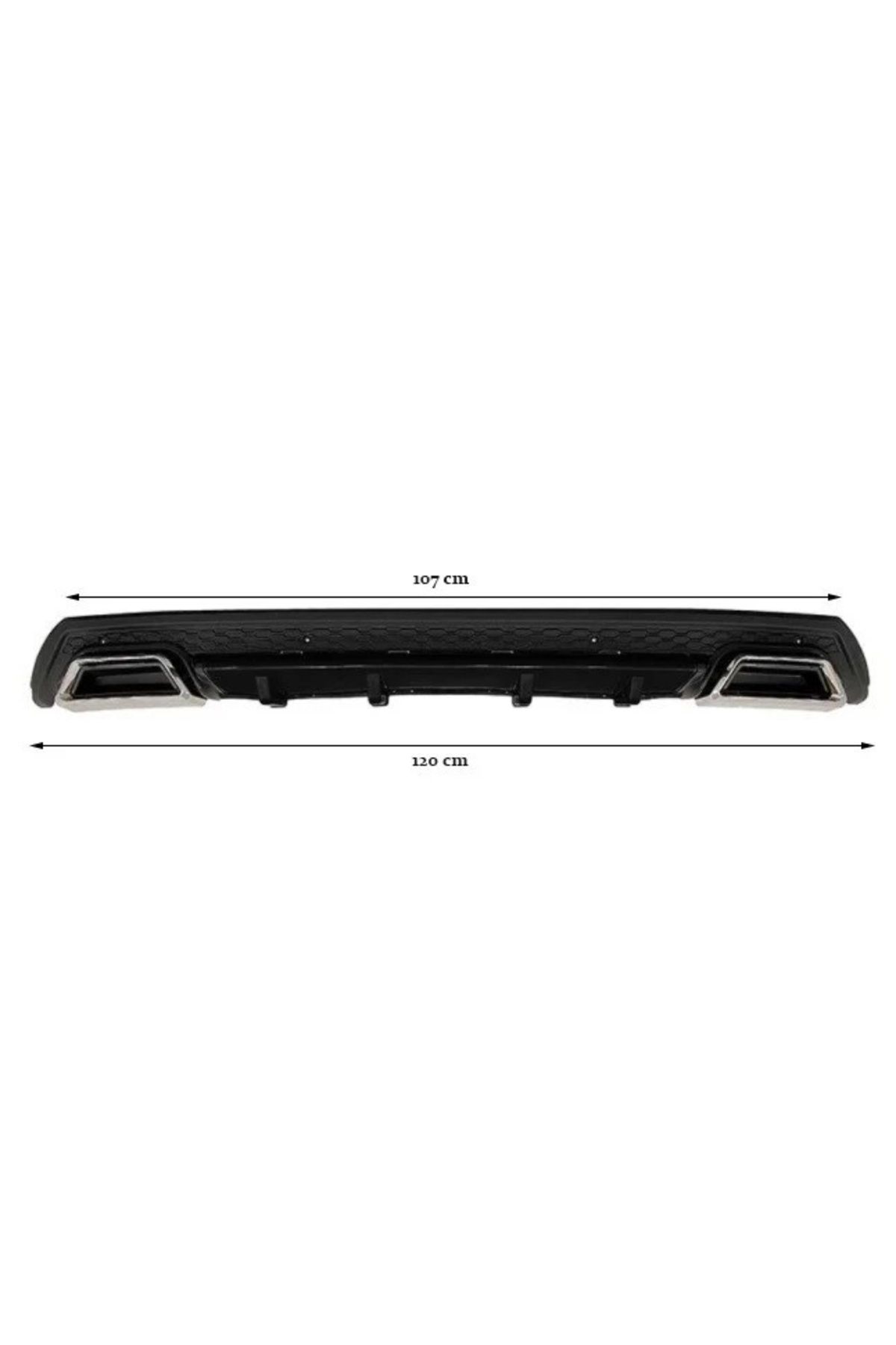 CED AUTO TRADE-Prelungire bara spate universal , ELITE B Design, negru cu albastru, ornamente toba rotunde 2